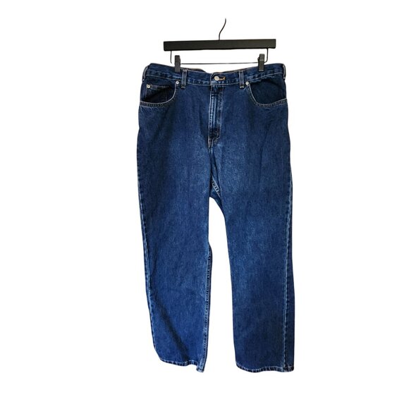 Faded Glory Mens Blue Denim 100% Cotton Relaxed Fit Jeans Size W36 L29 - Picture 1 of 4